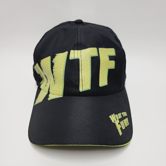 Carowinds Fury 325 What The Fury Adult Adjustable Baseball Cap Hat NWT - Picture 1 of 10